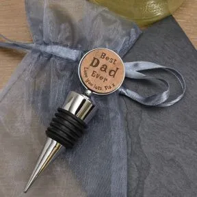 Best . . .  Ever Bottle Stopper - Cherrywood